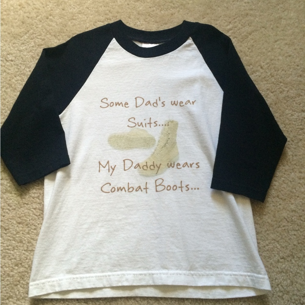 Little kids military shirt